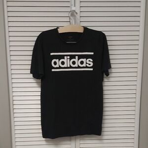 Adidas Black and White Short Sleeve Tee